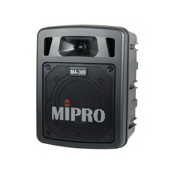 MIPRO 5.8G 雙頻道 迷你無線 擴音機 喊話器 擴音器 附麥克風2支 / 台 MA-300D