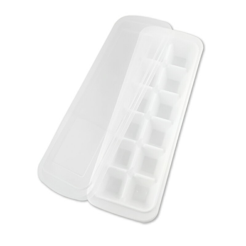 美琦 附蓋製冰器 方型(12格) /長條型(8格) 製冰盒 製冰模 結冰器 寶特瓶冰塊模 寶溫瓶冰塊模