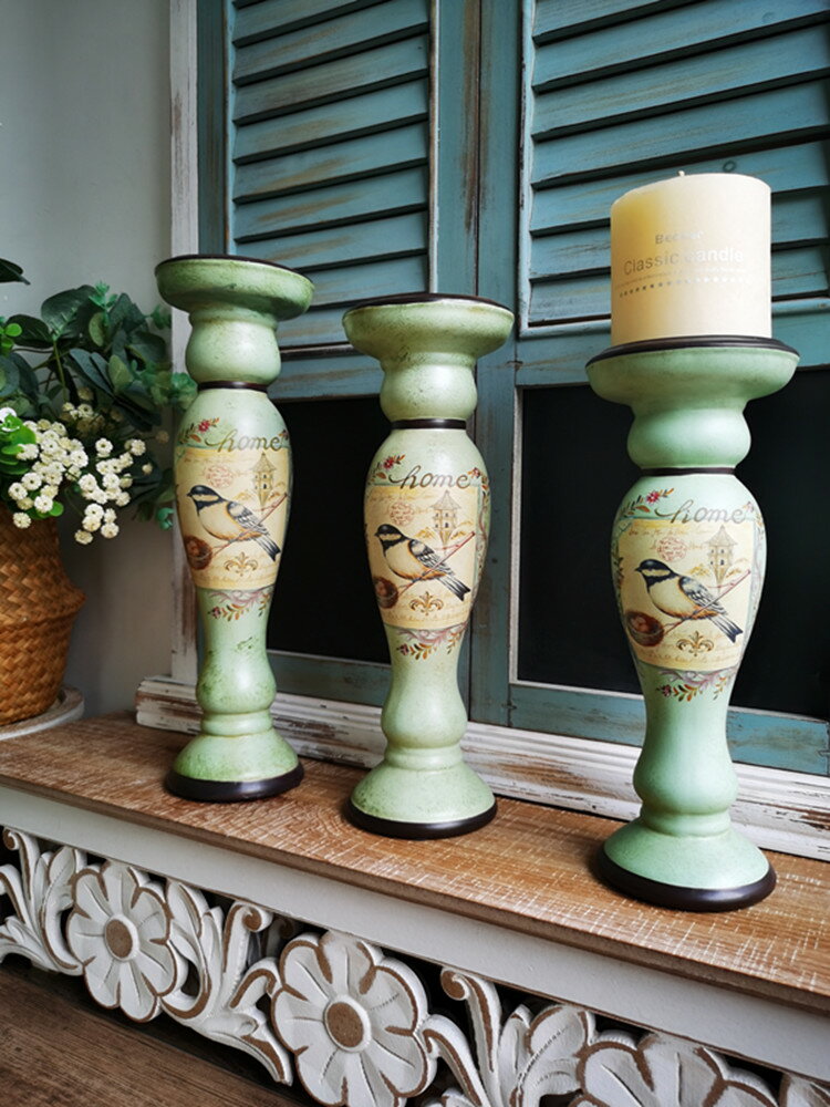 新中式陶瓷擺件家居裝飾品玄關電視柜復古玻璃花瓶客廳桌面水果盤