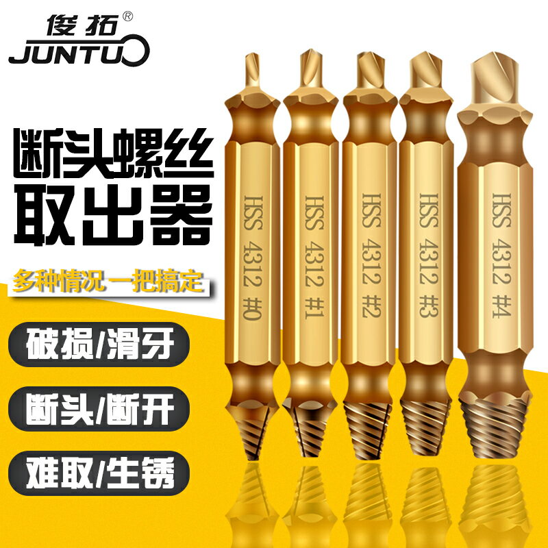 斷頭螺絲取出器萬能取短頭螺絲工具取絲器反滑絲牙斷絲取出器拆除