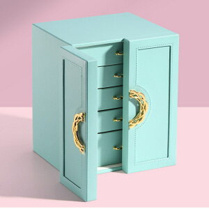 【特價優惠】多層大容量首飾盒歐式韓國皮質珠寶箱珠寶首飾品收納盒
