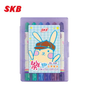 SKB 12色旋轉蠟筆 OL-100 / 盒
