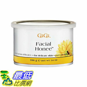 [107美國直購] 蜜蠟 GiGi Facial Honee For Delicate Skin, 14 Ounce