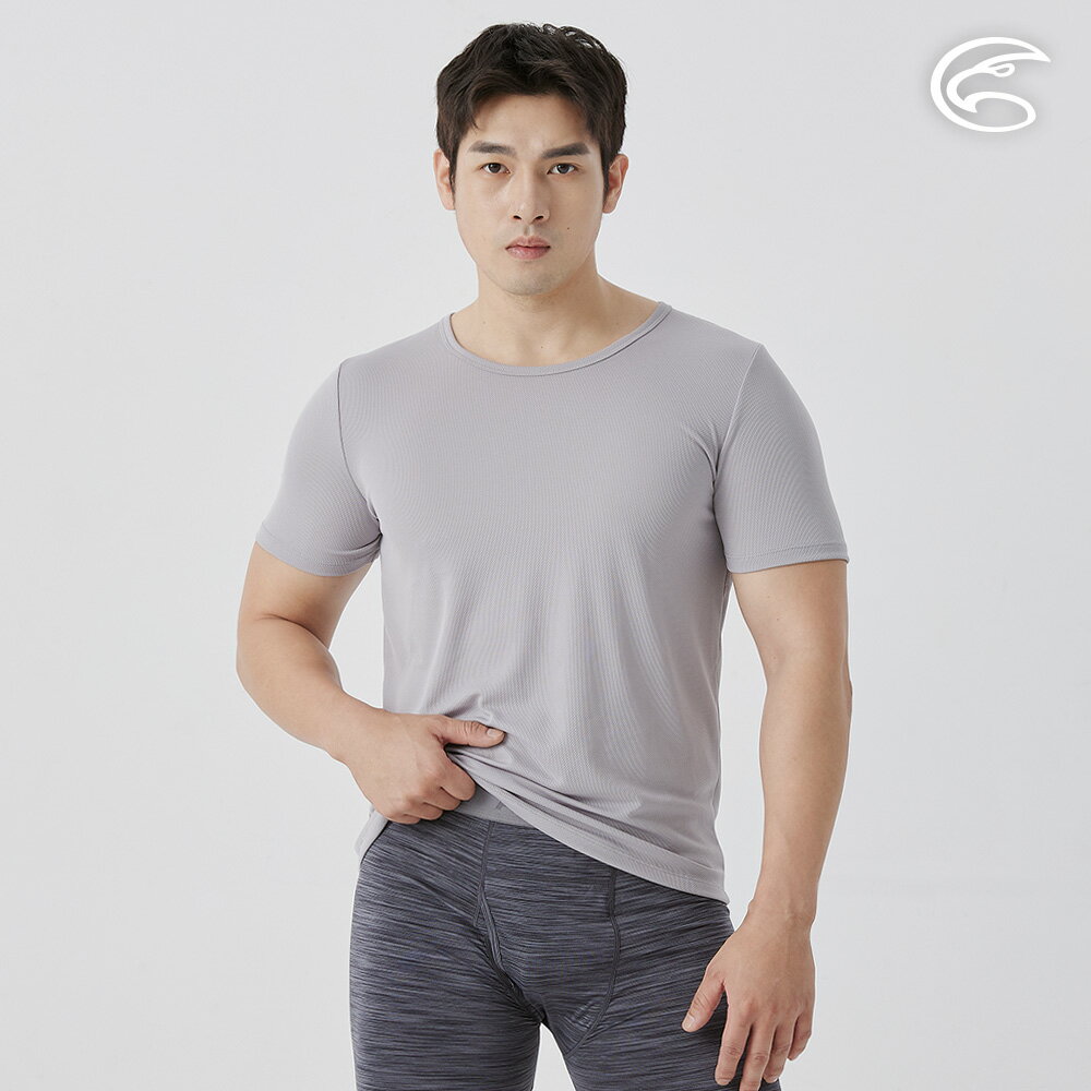 ADISI 男排汗抑菌圓領短袖內衣 AUL2511046 (M-2XL)｜透氣 吸濕排汗 快乾 短袖上衣