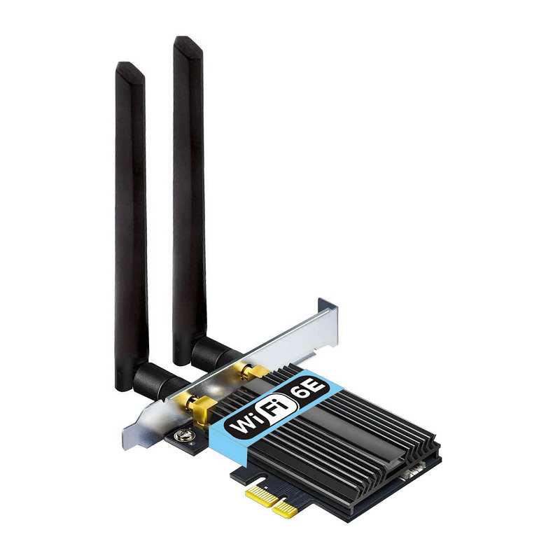 [2美國直購] OKN WiFi 6E AX210 PCIe WiFi卡 帶有散熱器的802.11AX WLAN適配器 支持Win 10