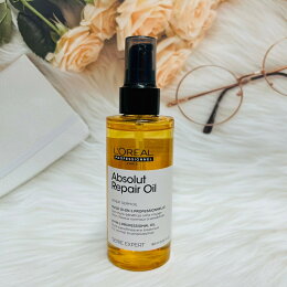 領券再折|LOREAL 絲漾博 小麥胚芽修護黃金髮油90ml