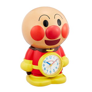 【日本正版】麵包超人 造型鬧鐘 說話鬧鐘 指針時鐘 鬧鐘 時鐘 ANPANMAN - 203437