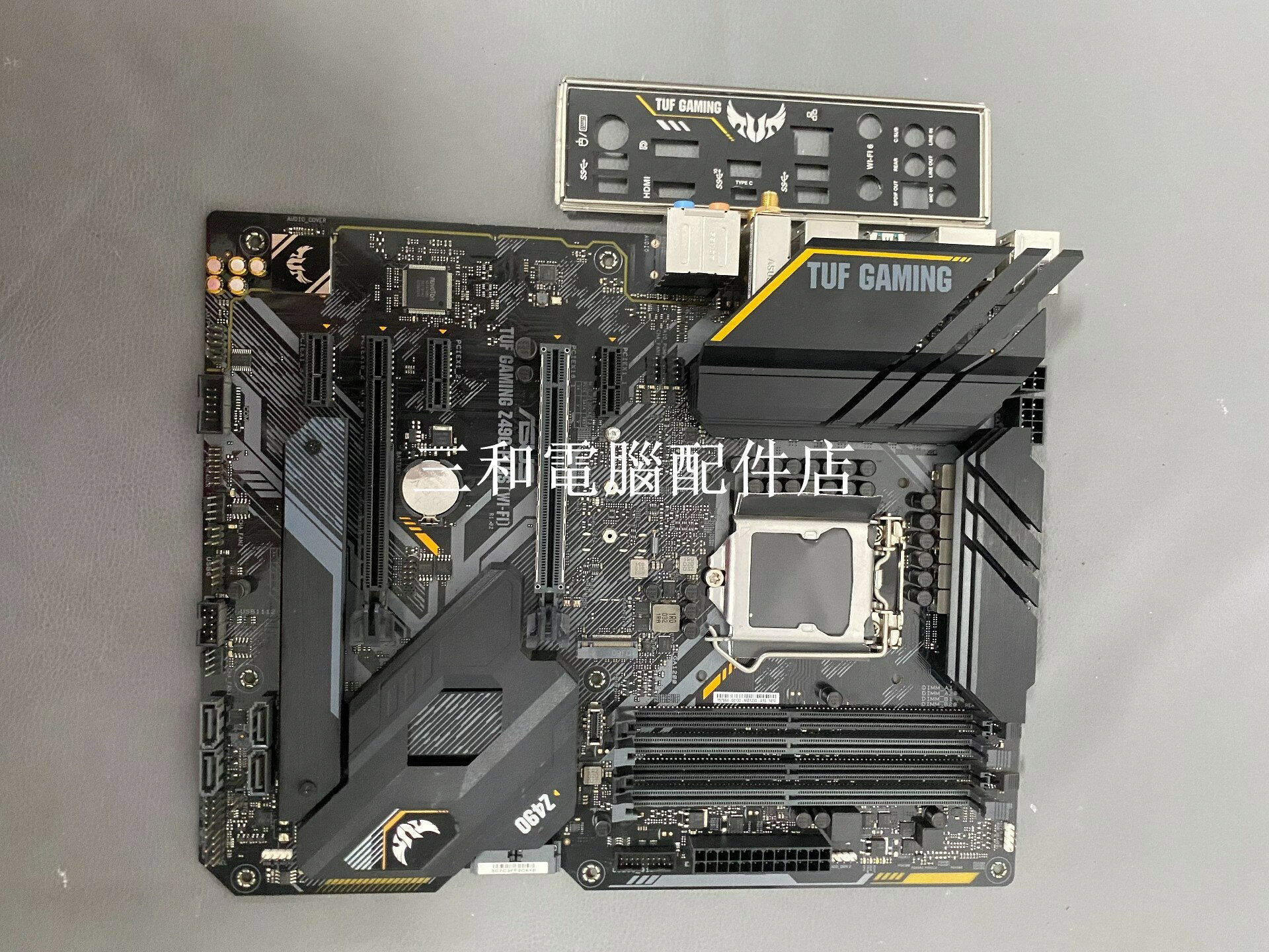 華碩 TUF Z490 Plus WiFi 主機板 支持10代11900KF 10600 拆機配件 ATX大主機板 玩家首選 遊戲高效能