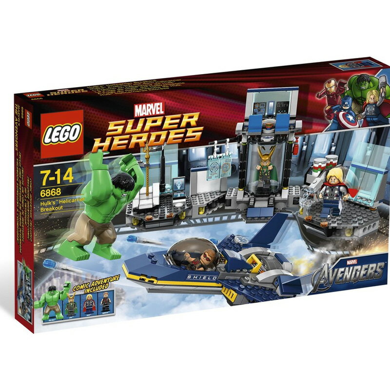 LEGO 樂高 SUPER HEROES 超級英雄 系列 Hulk's Helicarrier Breakout 9449
