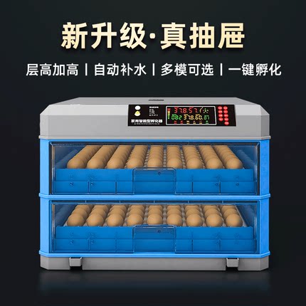 孵化器小型家用小雞蛋蘆丁雞鴨鵝鳥蛋鵪鶉全自動智能孵化箱孵化機110V