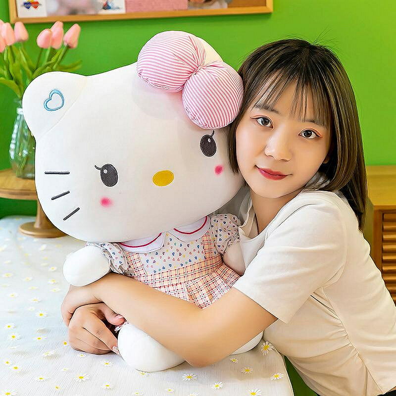 hellokitty公仔毛絨玩具可愛洛麗塔公主貓咪玩偶布娃娃生日禮物女 玩偶/生日/情人/聖誕禮物/毛絨娃娃/抱枕娃娃