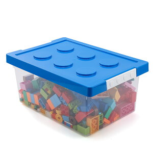 積木收納盒 玩具收納盒 整理盒 玩具收納箱兒童拼裝零件積木分類整理筐磁力片收納盒塑料桶【HH13041】