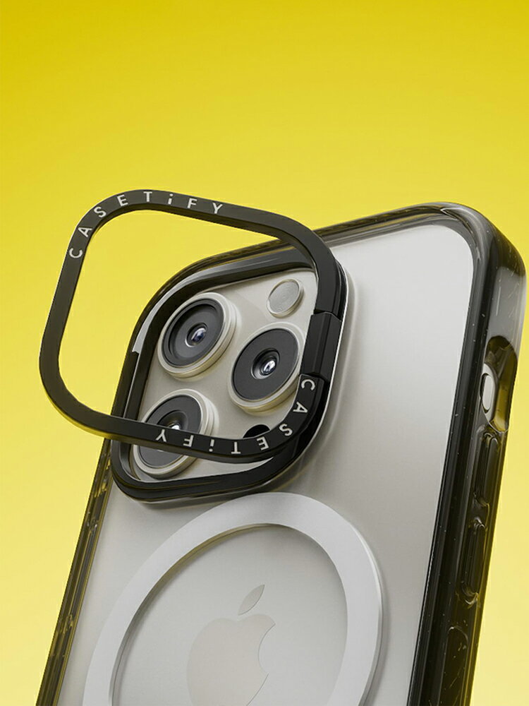 CASETiFY MagSafe 相容鏡框支架防摔殼適用蘋果iPhone15 pro max保護套14時尚潮牌小眾高階感創意多功能