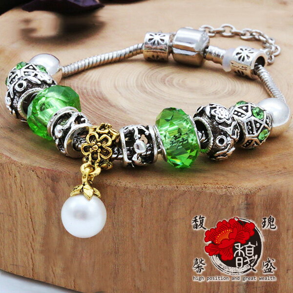 手鍊品牌【青瑟奇遇串珠手環】鍍膜 電鍍 珠寶 琉璃珠 施華 潘朵 Pando 含開光 馥瑰馨盛NS0221