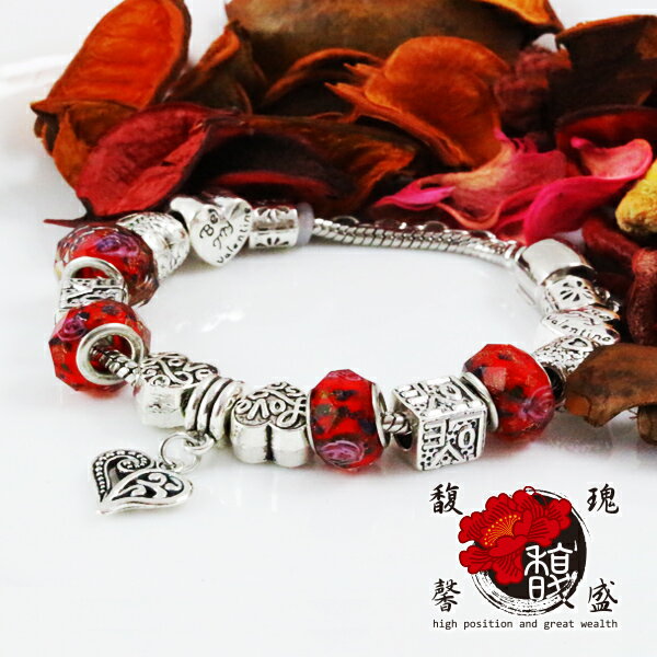 手鍊品牌【愛的徜徉串珠手環】鍍膜 電鍍 珠寶 琉璃珠 施華 潘朵 Pando 含開光 馥瑰馨盛NS0226