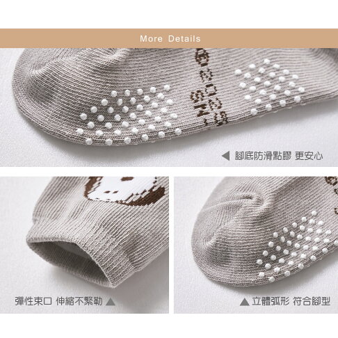 SNOOPY 史奴比寶寶襪 兒童止滑短襪 幼童止滑襪 台製棉襪 男童襪 女童襪【旺達棉品】SN-201 4