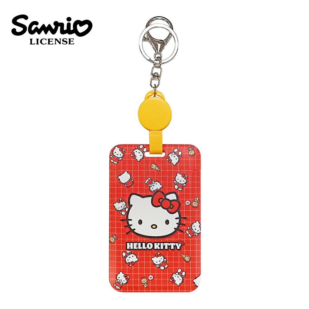 【日本正版】凱蒂貓 彈力票卡夾 票夾 證件套 悠遊卡夾 Hello Kitty 三麗鷗 SANRIO - 155402