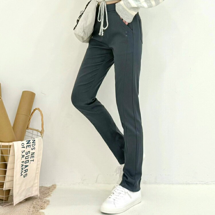 內磨毛超彈激瘦保暖褲(M-3L)【B370540】