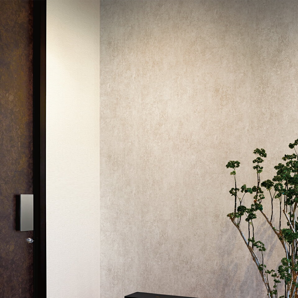 B124d 134 42 43 系列日本壁紙 簡約沈穩大器水泥灰紋條紋白漆 Deco Inn設計傢飾 Rakuten樂天市場