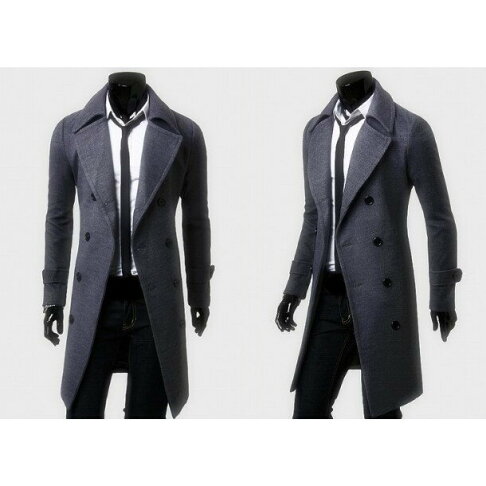 韓版男裝 毛呢外套 修身男大衣 中長版大衣 毛呢大衣 刷毛大衣 西裝外套 大衣西裝 櫻桃嚴選 0