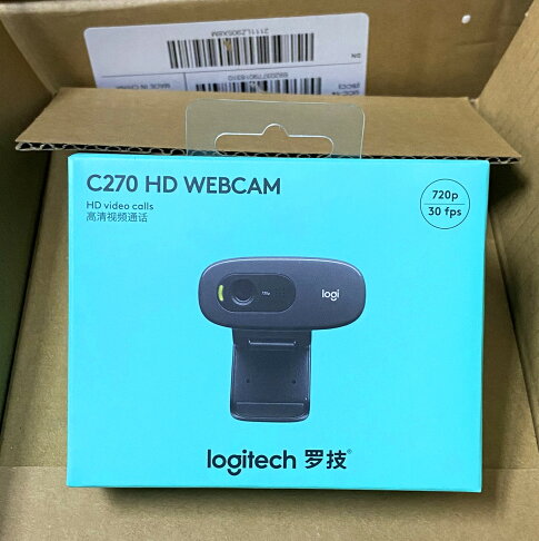 羅技原廠 開發票 C270 C270i Logitech 720p 內建麥克風 電腦鏡頭 網路攝影機 視訊鏡頭 視訊上課|領券最高折$220 2