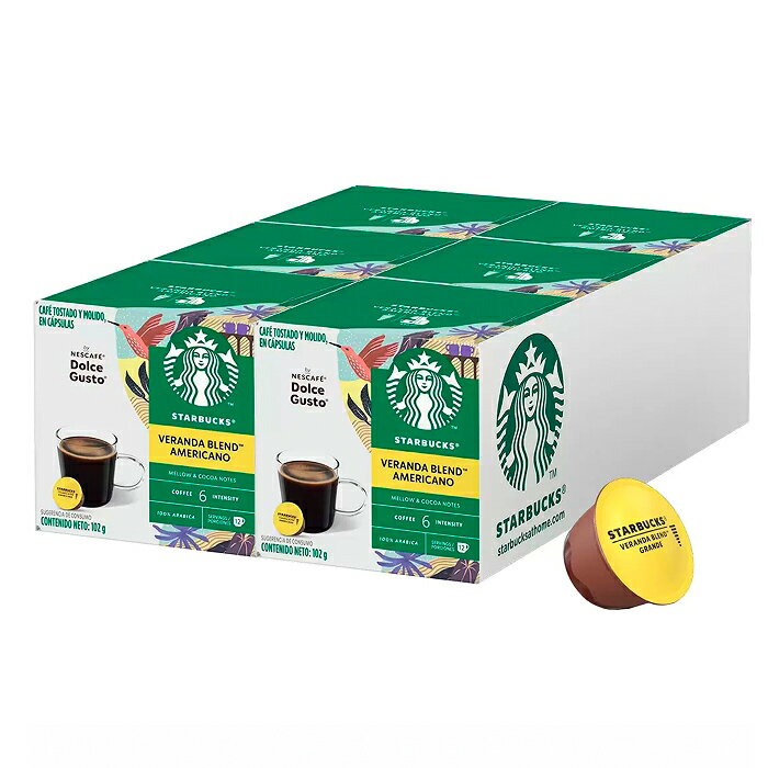 [COSCO代購5] D145810 星巴克 閑庭美式咖啡膠囊 72顆 適用NESCAFE Dolce Gusto機器