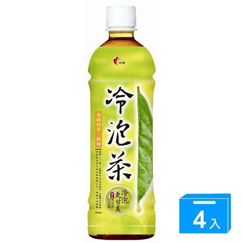 光泉冷泡茶-春釀綠茶(微甜)585mlx4入【愛買】