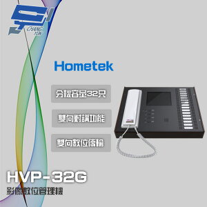 昌運監視器 Hometek HVP-32G 5.6吋 影像數位管理機 分機容量32只 雙向對講【全壘打★APP下單跨店最高20%點數回饋!!】