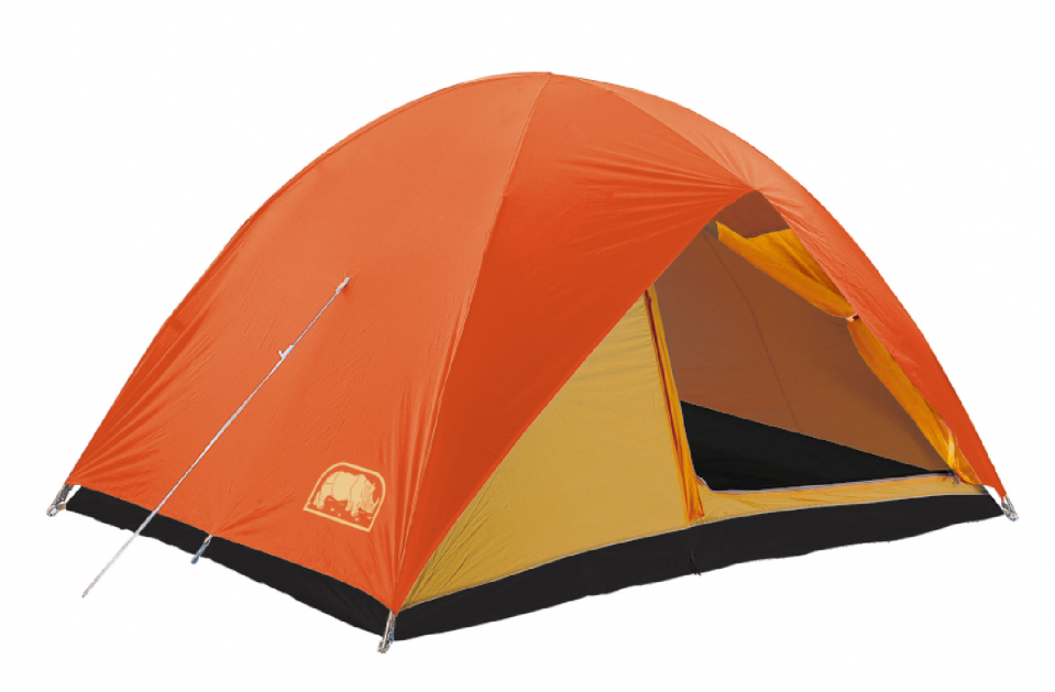 【【蘋果戶外】】犀牛 Rhino A-110【二人帳 / 206*146CM】二人掛鉤高防水雪地帳篷帳棚帳蓬 經防水貼帶熱封處理 台製