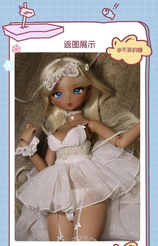 ユ*様 imomodoll mikoヘッド＋咪咪兔Ver.2 奶霜色 大胸 ボデ 川澤百貨】imomodoll咪咪兔2.0素體四分娃膠皮imomo身體MJD BJD mdd