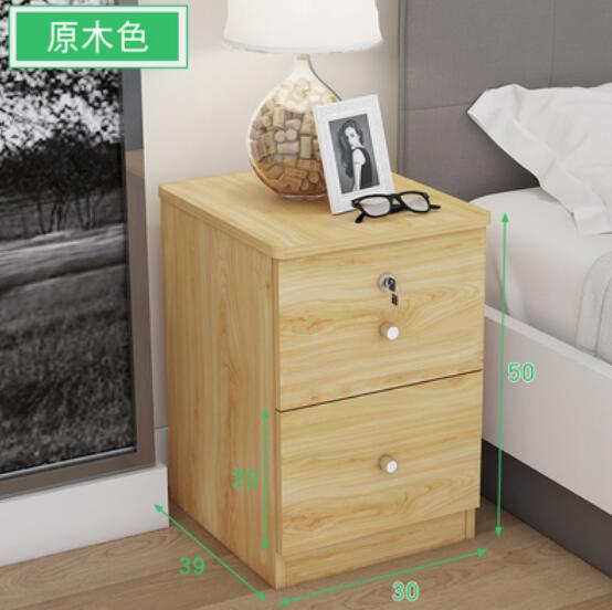 免運 床頭櫃 小床頭櫃超窄20-25-30-35CM床邊簡約現代迷你儲物小型櫃子仿實木 MKS
