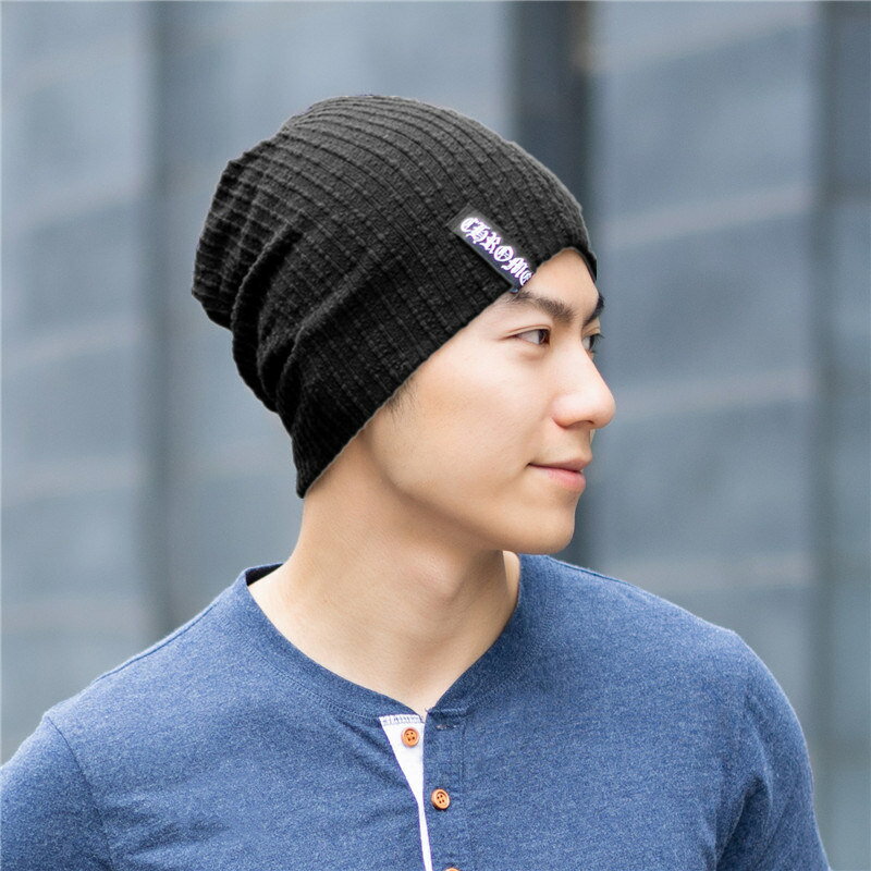 韓版針織帽保暖戶外運動包頭帽韓版男潮流帽騎行潮流街舞帽堆堆帽