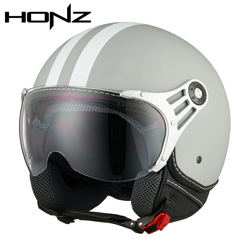 A類3C認證 更安全 HONZ電動車頭盔男四季半盔電瓶車安全盔頭灰
