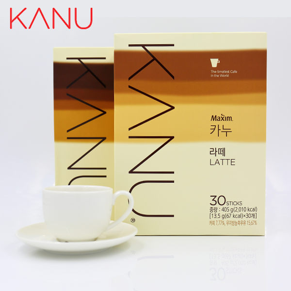 韓國 MAXIM KANU 拿鐵咖啡/雙倍濃縮拿鐵 漸層包裝 (13.5g*30)【庫奇小舖】