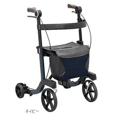 日本幸和TacaoF助行器KWAG01(藍色)帶輪型助步車 步行輔助車 助行椅