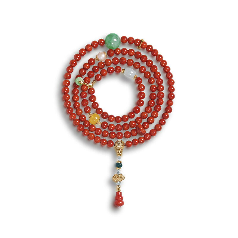 【巴黎精品】現貨+預購 南紅手鍊玉石毛衣鏈女手珠平安擋煞防小人轉運淨化招財開運-6mm翡翠蜜蠟珍珠a1ha37
