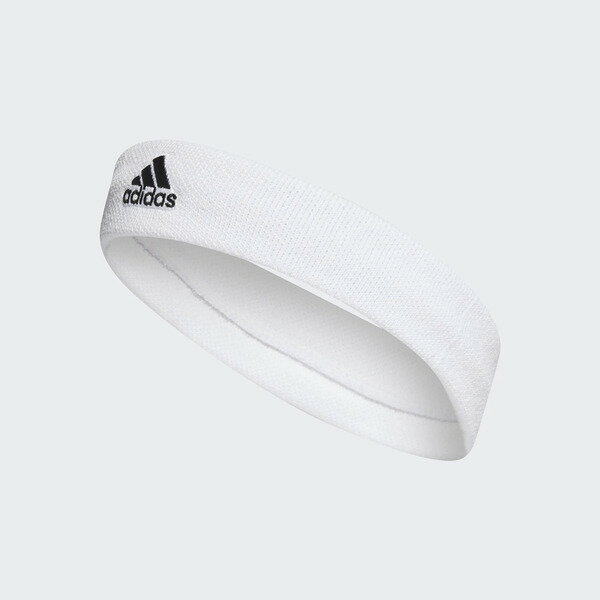 Adidas Tennis Headband [HD9126] 頭帶 運動 網球 環保 彈力 舒適 吸汗 愛迪達 白