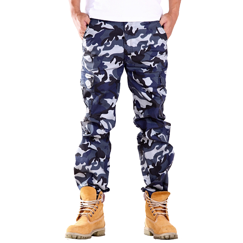 【限時免運！】夏日薄款 涼爽透氣 迷彩 多袋 休閒長褲 工作褲 四色 50006 2