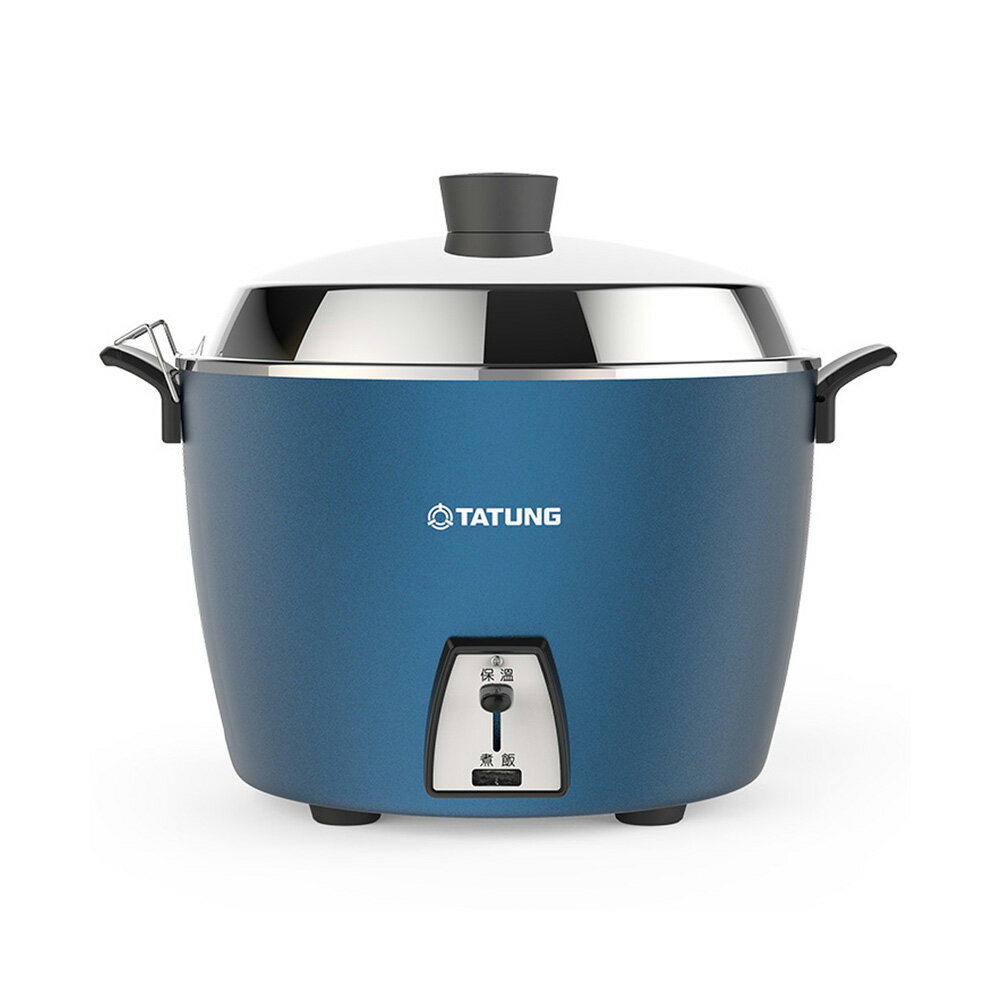 TATUNG大同 11人份 夜幕藍 不鏽鋼配件深鍋款電鍋 /組 TAC-11L-HB