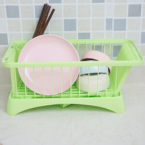廚房多功能置物架瀝水架塑料放碗架子碗筷碗碟架碗架瀝碗架晾碗架1入