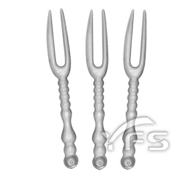 蛋糕散叉(透明)-長90mm (盤叉/叉子/甜點叉/水果叉/塑膠叉/散叉/生日蛋糕叉)【裕發興包裝】RY111 0