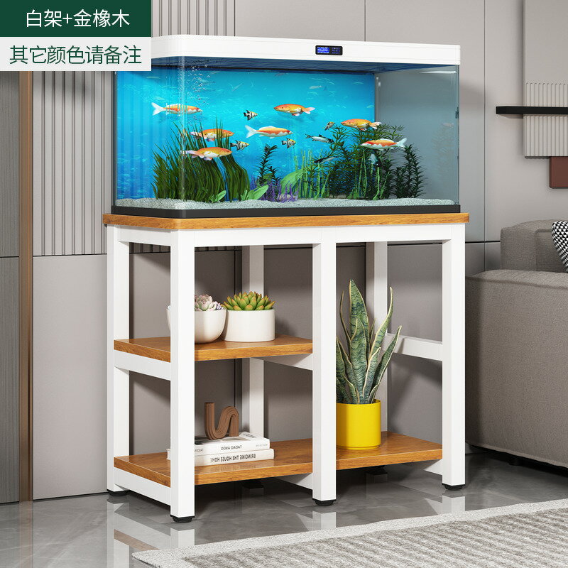 魚缸架金屬專用承重底座多層家用客廳烏龜水族箱鐵藝托架置物桌子/魚缸架/置物架/儲物架/收納架/落地架/架子