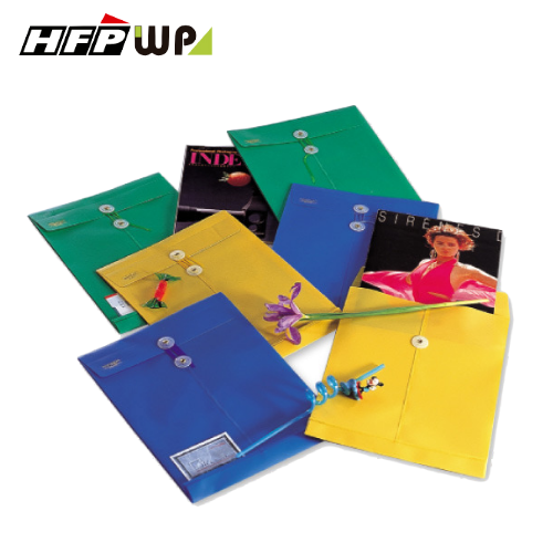 文件袋 F-121  A4 不透明直式附繩立體公文袋  HFP-WP 華富【領券800折50最高再折千】12/31止