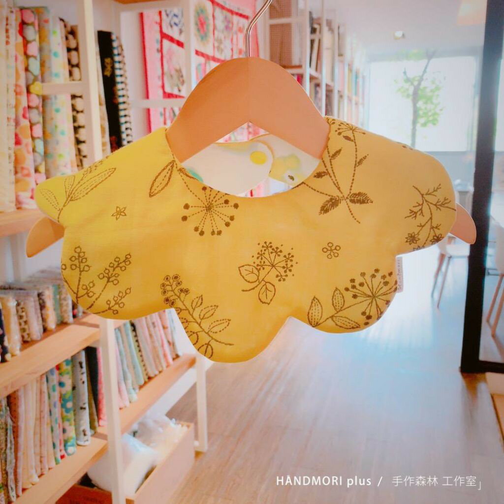 手作森林【原寸紙型】韓風圍兜 附步驟圖解 新生兒 口水巾 自有品牌紙型 NL00621