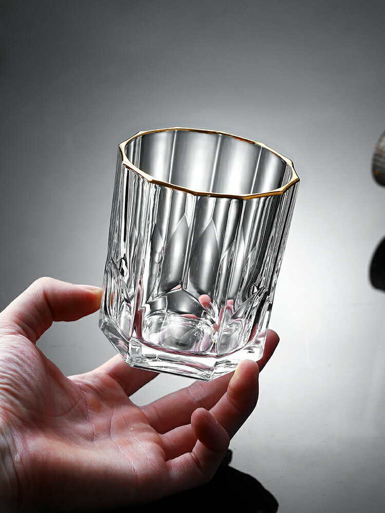 歐式威士忌酒杯酒吧專用加厚杯玻璃水杯套裝家用啤酒杯ktv洋酒杯