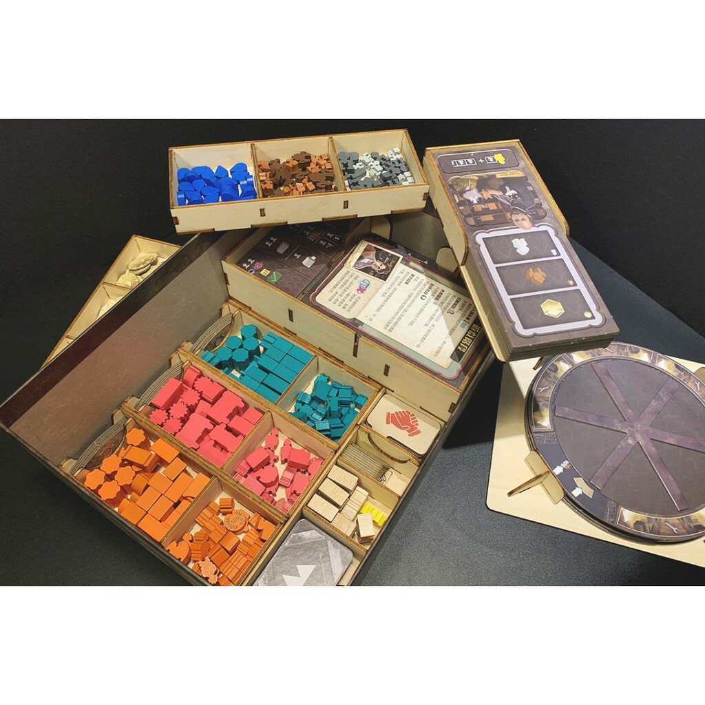 【桃園桌遊家】強國爭壩 Barrage 桌遊收納盒【免膠組裝】【烏鴉盒子收納盒】 6