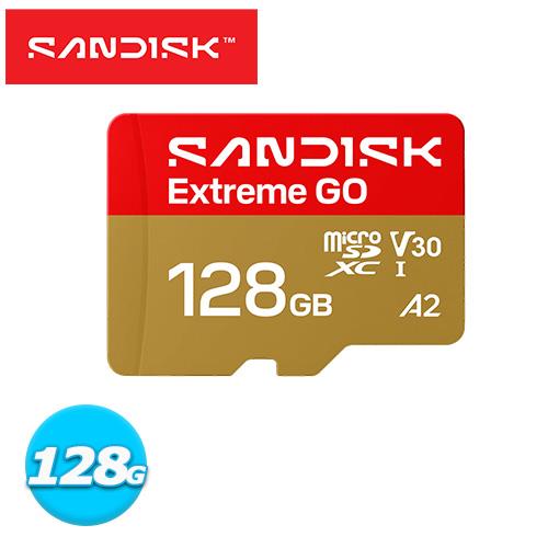SANDISK Extreme GO microSD UHS-I 128GB 記憶卡