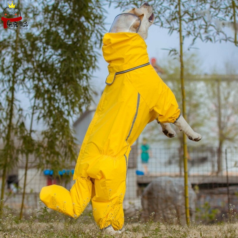 中大型犬全包雨衣防水哈士奇邊牧金毛阿拉斯加拉布拉多靈緹犬用品