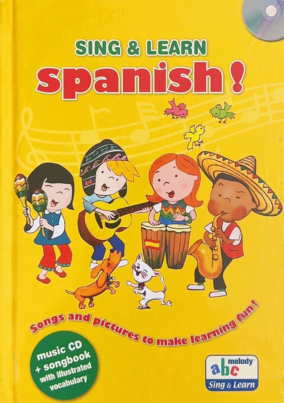 Sing & Learn -Spanish!(+CD)  Stéphane Husar  ABC Melody