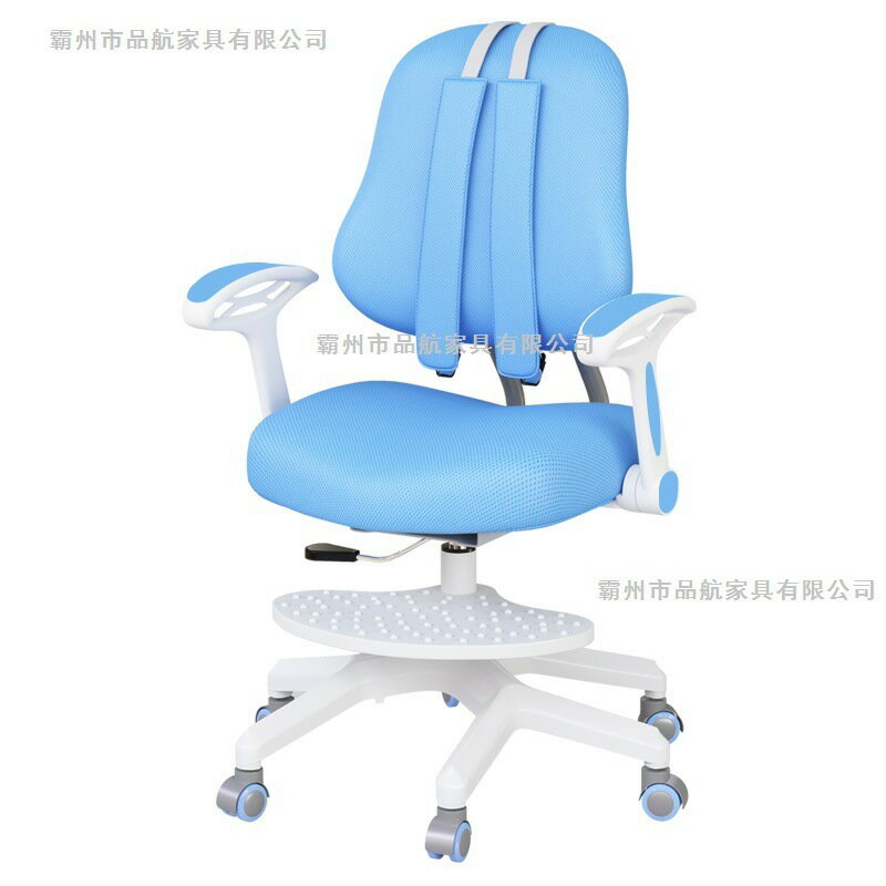 家用兒童學習椅矯正坐姿椅 可升降寫字椅 學生書房滑輪旋轉椅 人體工學椅 書桌椅 成長學習椅 兒童電腦椅 課桌椅 4